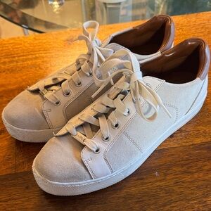 Coach Cream and Brown Women's Sneakers